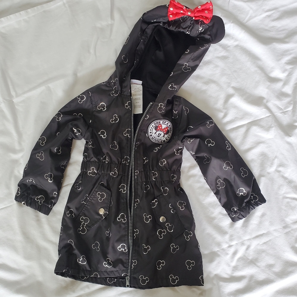 Minnie rain jacket Toddler size 3t